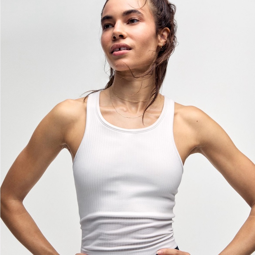 Lululemon Ebb to Street Cropped Racerback Tank Top